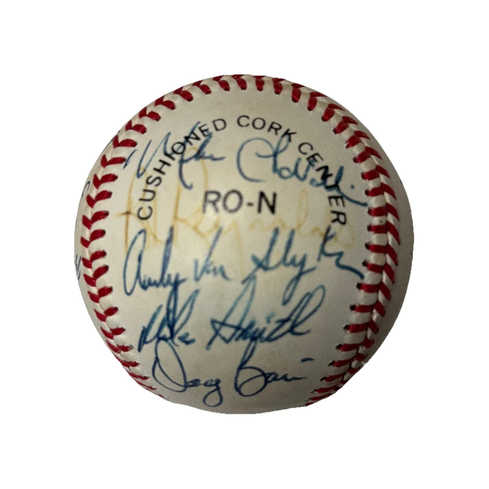 1989 Pittsburgh Pirates Team Signed Bball 23 autographs - Bonds, Bonilla, Bell - Image 2 of 4