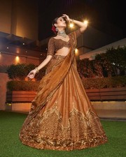 New Unique Style Satin Silk Lehenga Choli With Dupatta For Party Function Wear