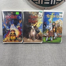 Set Of 3 Animated Lord of the Rings, Hobbit & Return Of The King Sealed