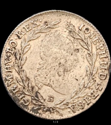 AUSTRIA 10 Kreuzer 1788 B - Silver 0.5 - Mint Kremnica - Joseph II