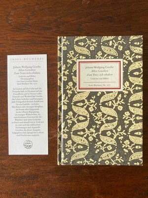 Insel-Bücherei Nr. 1277 * Allen Gewalten Zum Trutz sich erhalten * J. W. Goethe
