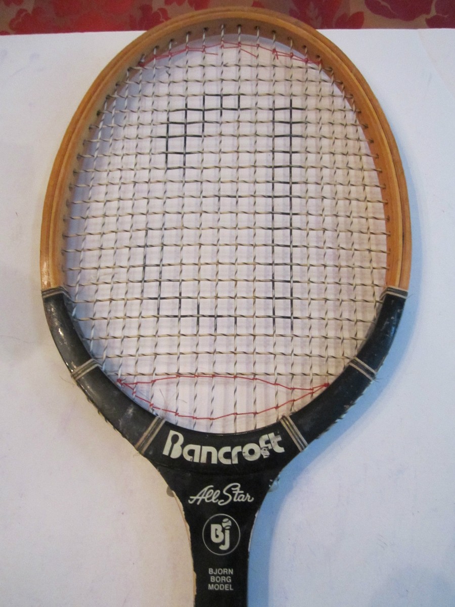 VINTAGE BANCROFT ALLSTAR BJORN BORG MODEL TENNIS RAQUET | eBay