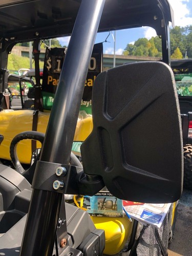 Side View HD Sport Breakaway Mirrors Pair for John Deere 835M 865M (2018+) - Picture 3 of 4