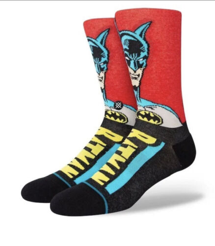 Calcetines para hombre talla grande Stance Crew Batman multicolor Batman cómic retro Batman - Imagen 2 de 12