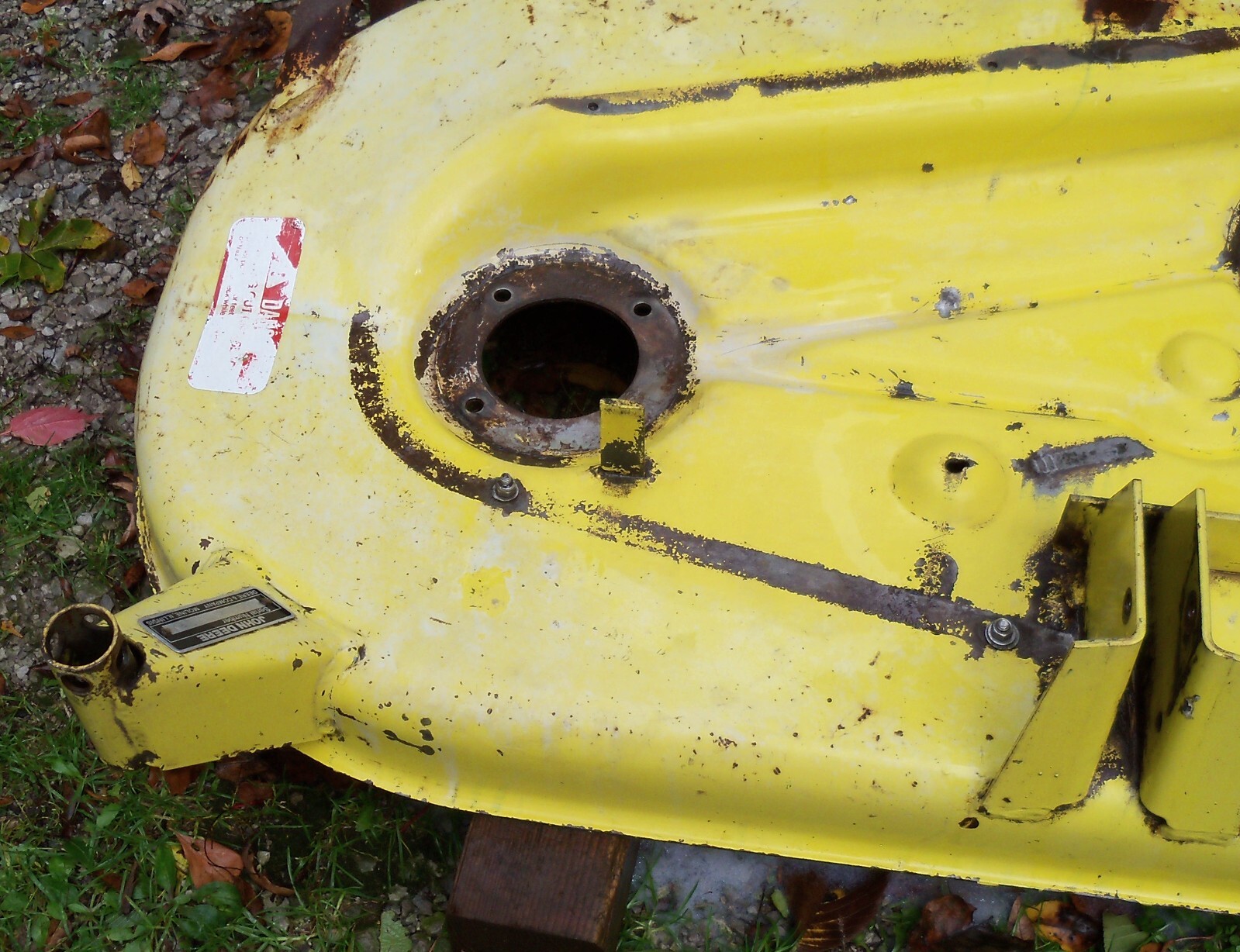 JOHN DEERE 650 750 160 60" Mower Deck SHELL, PICKUP, SANDUSKY, OHIO