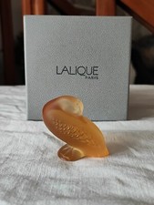 Lalique Anatra Cristallo Giallo 5x5 Cm.