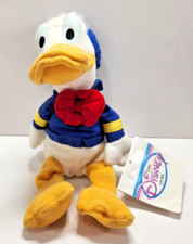 THE DISNEY STORE MINI BEAN BAG DONALD 10"