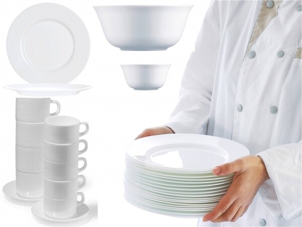 Everyday Opalglas Arcoroc Teller Tassen Schalen Becher zur Auswahl