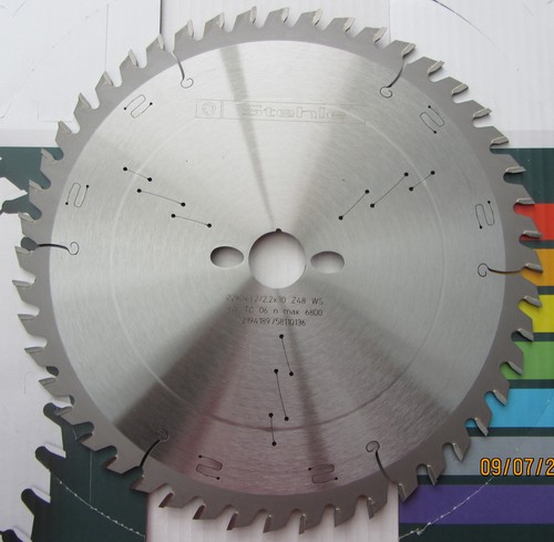 Lame De Scie Circulaire 235 Mm - 36 Dents Widia - Pour Bois, Panneaux Et MDF - Avec Bagues De Réduction - 8