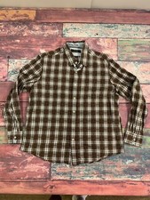 Tasso Elba Mens Shirt Size XL Plaid Button Up