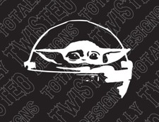 Star Wars The Mandalorian Baby Yoda car truck vinyl decal sticker boba The Child