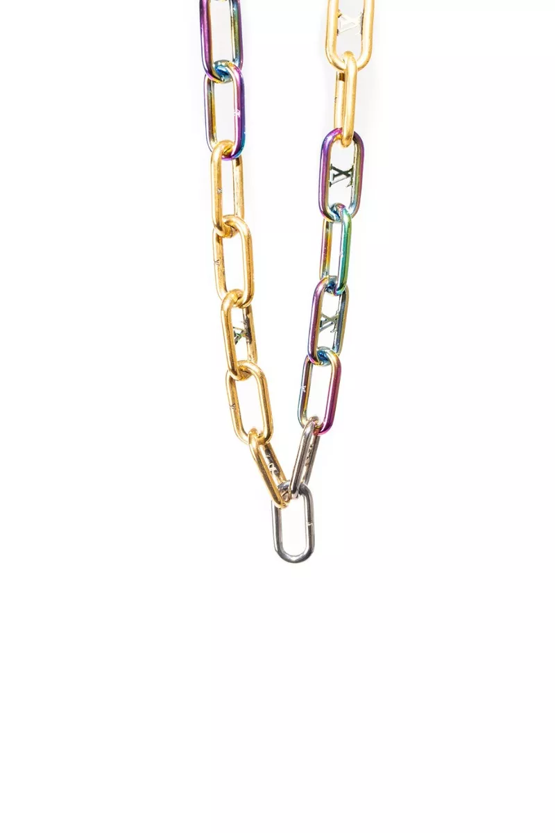 Louis Vuitton Chain LV Rainbow Necklace w/ Tags