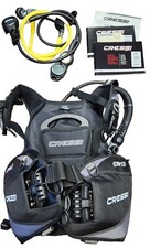 Cressi R1 kit completo per immersioni subacquee, assemblato. Taglia Xs BCD, Ac2, Donatello, Octo.