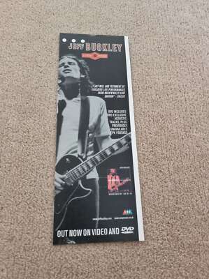 TNEWL11 WERBUNG 11X4 JEFF BUCKLEY: ''LIVE IN CHICAGO'' DVD
