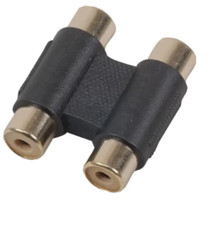 PE RCA Dual RCA Coupler