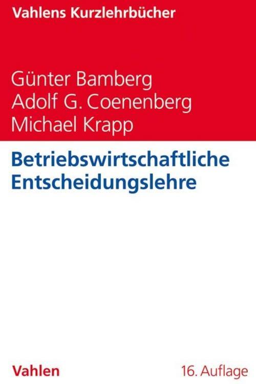 Thumbnail - Betriebswirtschaftliche Entscheidungslehre Günter Bamberg