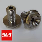 SUZUKI GSXR FRONT AXLE SPINDLE BOLT TITANIUM M18x1.5