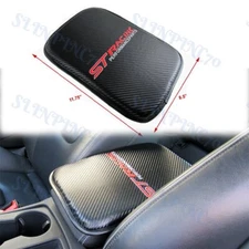 For FORD FOCUS ST Carbon Fiber Car Center Console Armrest Cushion Mat Pad Cover