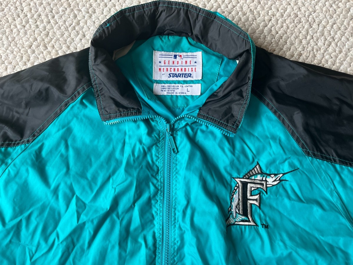 Starter MLB Genuine Merchandise Florida Marlins Full Zip Up Jacket