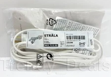 Ikea STRALA Cord Set for Star Shade (No Bulb) 157", White 903.715.05 - NEW