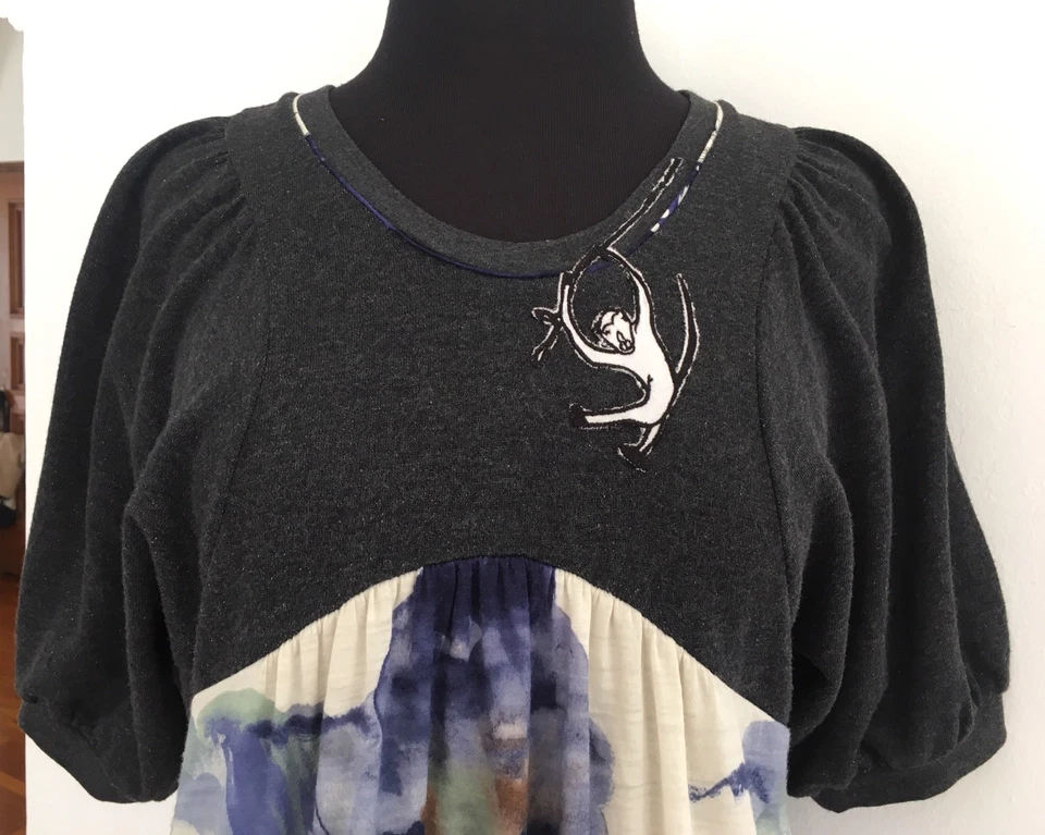 VESTIDO TSUMORI CHISATO TALLA S ANIMAL PRINT Foto 2 de 4