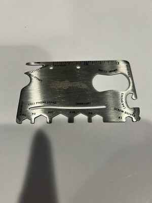 18 in 1 Wallet Multitool - Best Credit Card-Sized Tool for Emergencies