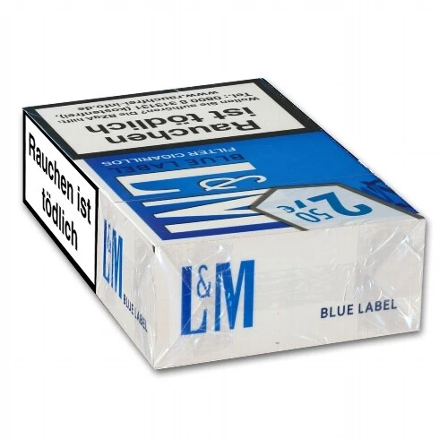 L&M Blue Naturdeckblatt Filterzigarillos (10x17) | eBay