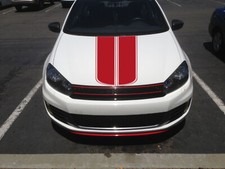 47x14.5 Vinyl Decal Sticker Set For Sport Car Truck Engine Hood Racing Stripes