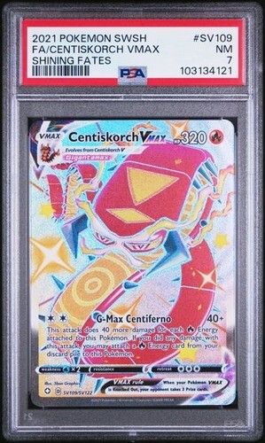Centiskorch VMAX graded PSA 7 for sale on eBay