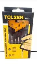 Tolsen 20031 6 Piece Precision Screwdriver Set for Hobby