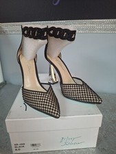 Betsy Johnson 'SB-JAD' Black Heels NIB Size 8