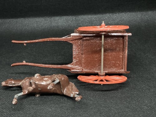 Farm Cart And Horse Boxed By Britains (Yellow 618) Damage Shown - Picture 7 of 21