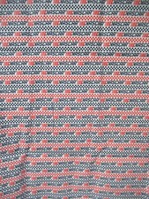 NASCAR Car Auto Racing Red/Black/White Cotton Fabric SBTY X 44"W  NEW