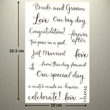 Mrs Grossman's Sticker - WEDDING CAPTIONS, Love, Our Big Day - up to 20% OFF