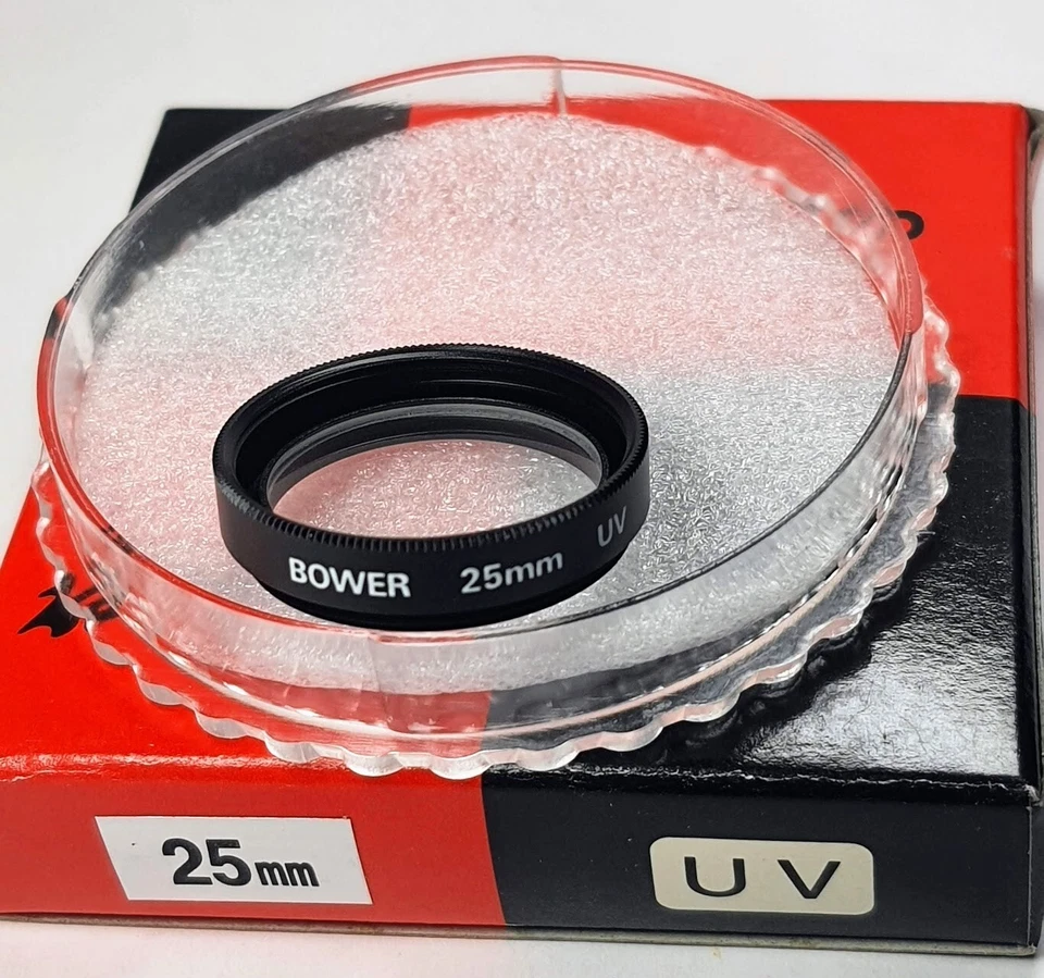 25mm OEM Bower 25 mm UV Coated Glass Lens Protector Filter Japan E-25 E-25 Safty - Image 2 of 4