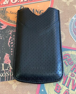 Genuine Vertu Constellation Touch Black Perforated Leather Case Extremely RARE