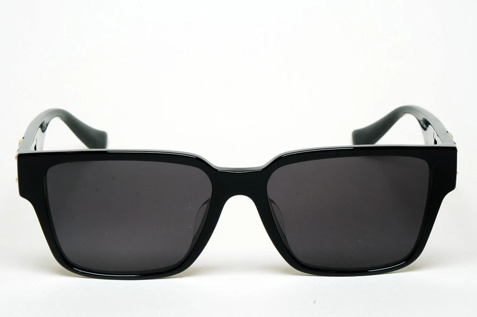 Gafas de sol Versace negras doradas cuadradas Medusa MOD VE 3346-F GB1 55 mm Foto 2 de 4