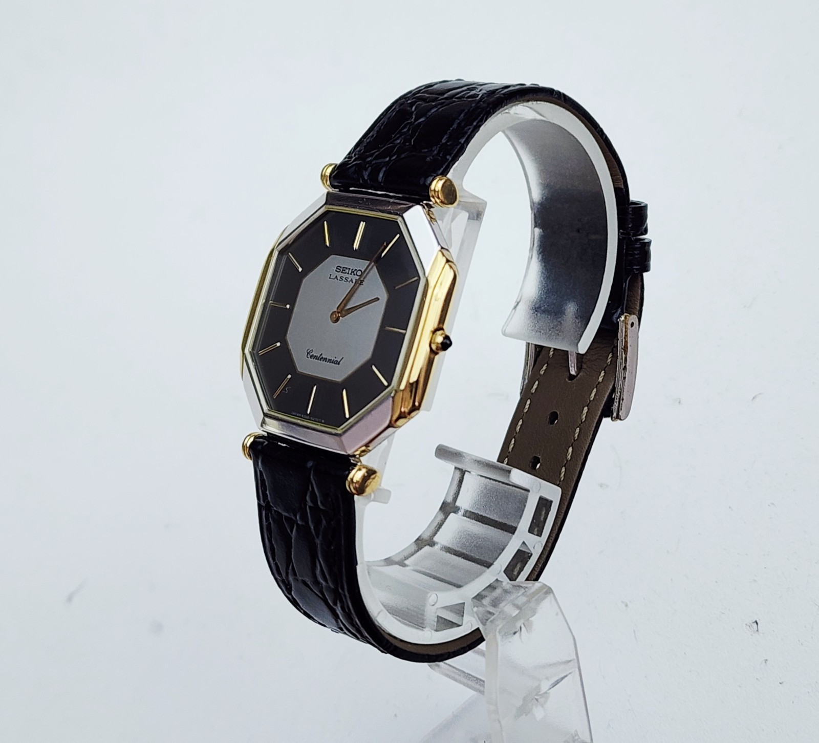 Men K.Hattori Vintage Watch BOX Co.In Ultra SEIKO Slim 1981 LASSALE "Centennial" - VintageWatches.PK Men K.Hattori Vintage Watch BOX Co.In Ultra SEIKO Slim 1981 LASSALE "Centennial" - vintagewatches.pk