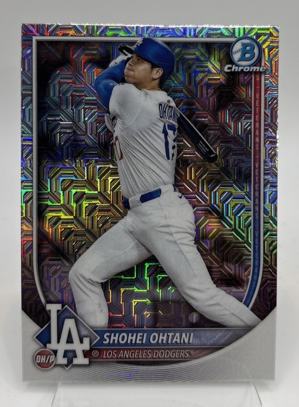 Shohei Ohtani 2025 Bowman Chrome M/B Mojo Refractor #17 L.A. Dodgers **READ**