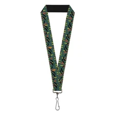 Buckle-Down Lanyard MCO Orlando International Airport Carpet Pattern