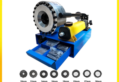 #ad High Pressure Manual Hydraulic Hose Crimper Hose Pipe Crimping With 8 se G2U $462.90
