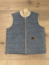 Golf Wang Echo Denim Reversible Vest with Sherpa Lining FW24 (Size M)