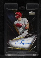 2021 Topps Chrome Black Gold Refractor 2/50 Rhys Hoskins #CBA-HOS Auto 1u6