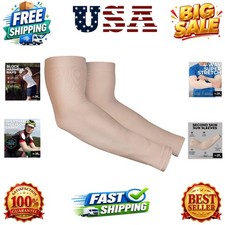 UV Arm Sleeves for Men Women - Sun Protection Sleeves - Compression Golf Base...