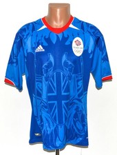 GREAT BRITAIN OLYMPIC 2012 2013 HOME FOOTBALL SHIRT ADIDAS SIZE M ADULT