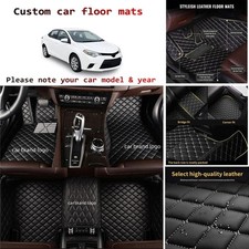 Custom Car Floor Mats For Toyota Highlander Waterproof All Weather Luxury Liners Custom Car Floor Mats For Toyota Highlander Waterproof All Weather Luxury Liners