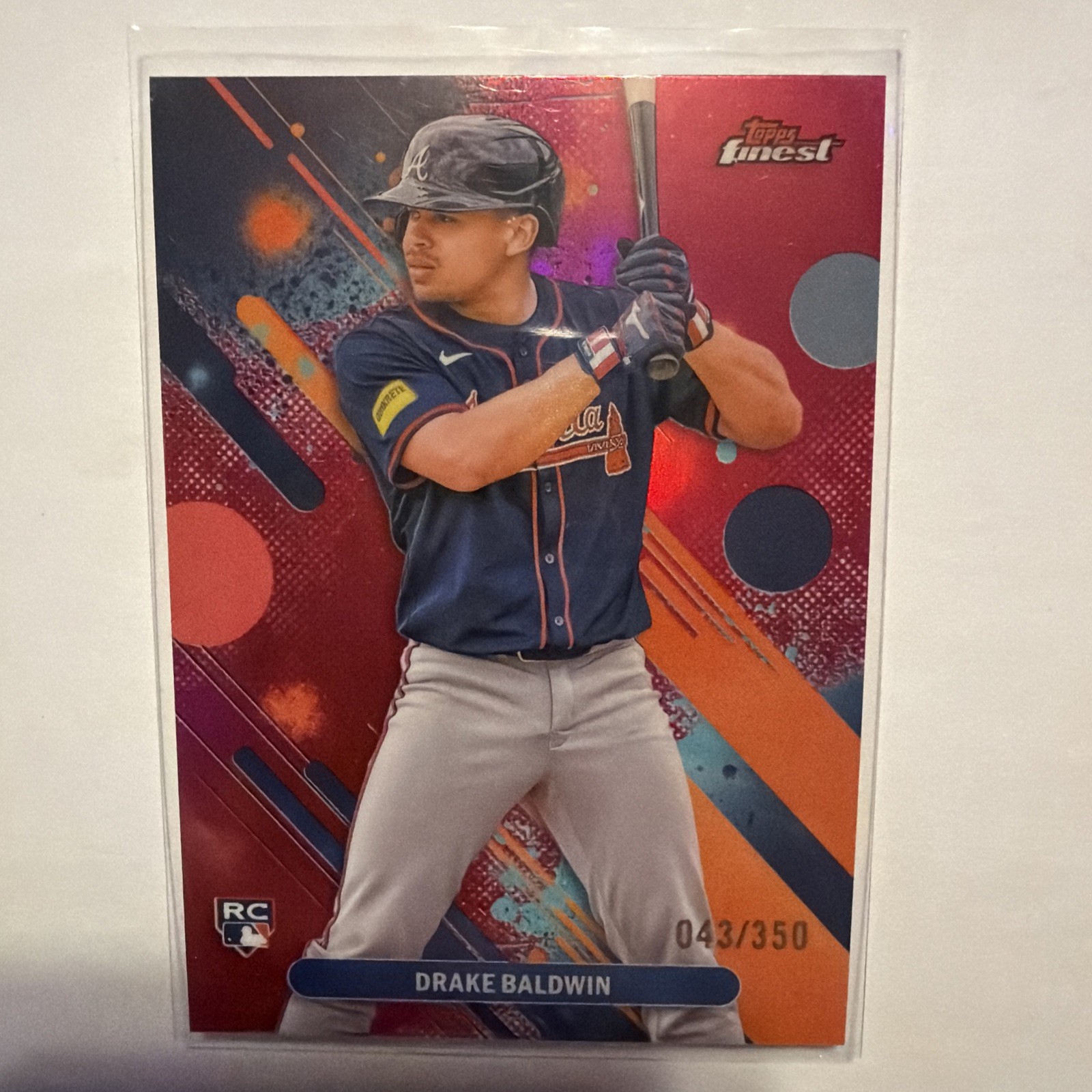 2025 Topps Finest - Common Drake Baldwin #21 Magenta Refractor /350 (RC)