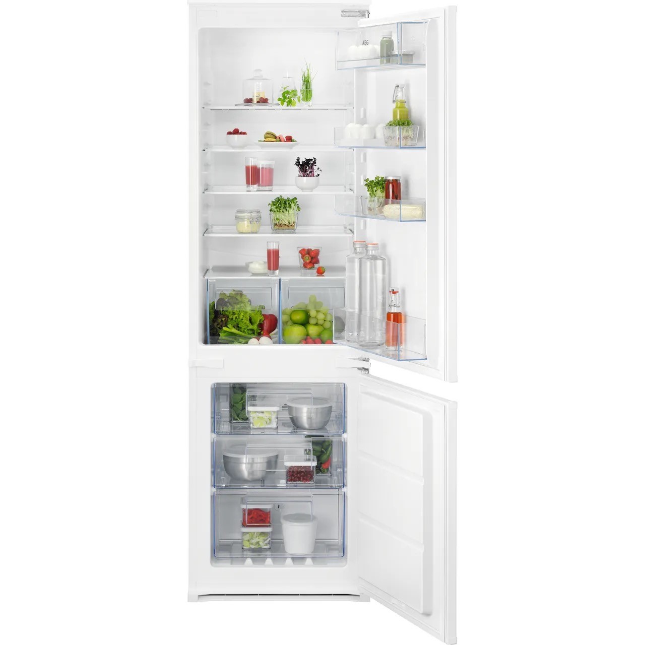 Fridge Freezer AEG OSC6M191ES 188cm Series 6000 Integrated 70/30 Frost Free