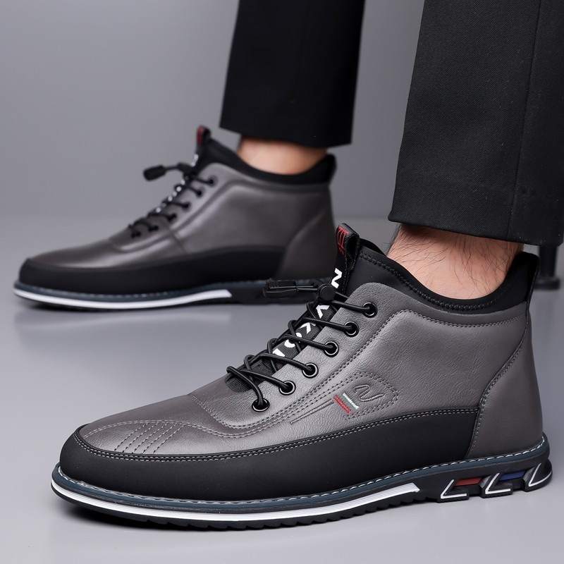 Men's Lace - Up Ankle Boots, Casual Breathable Stylish Comfortable Footwear