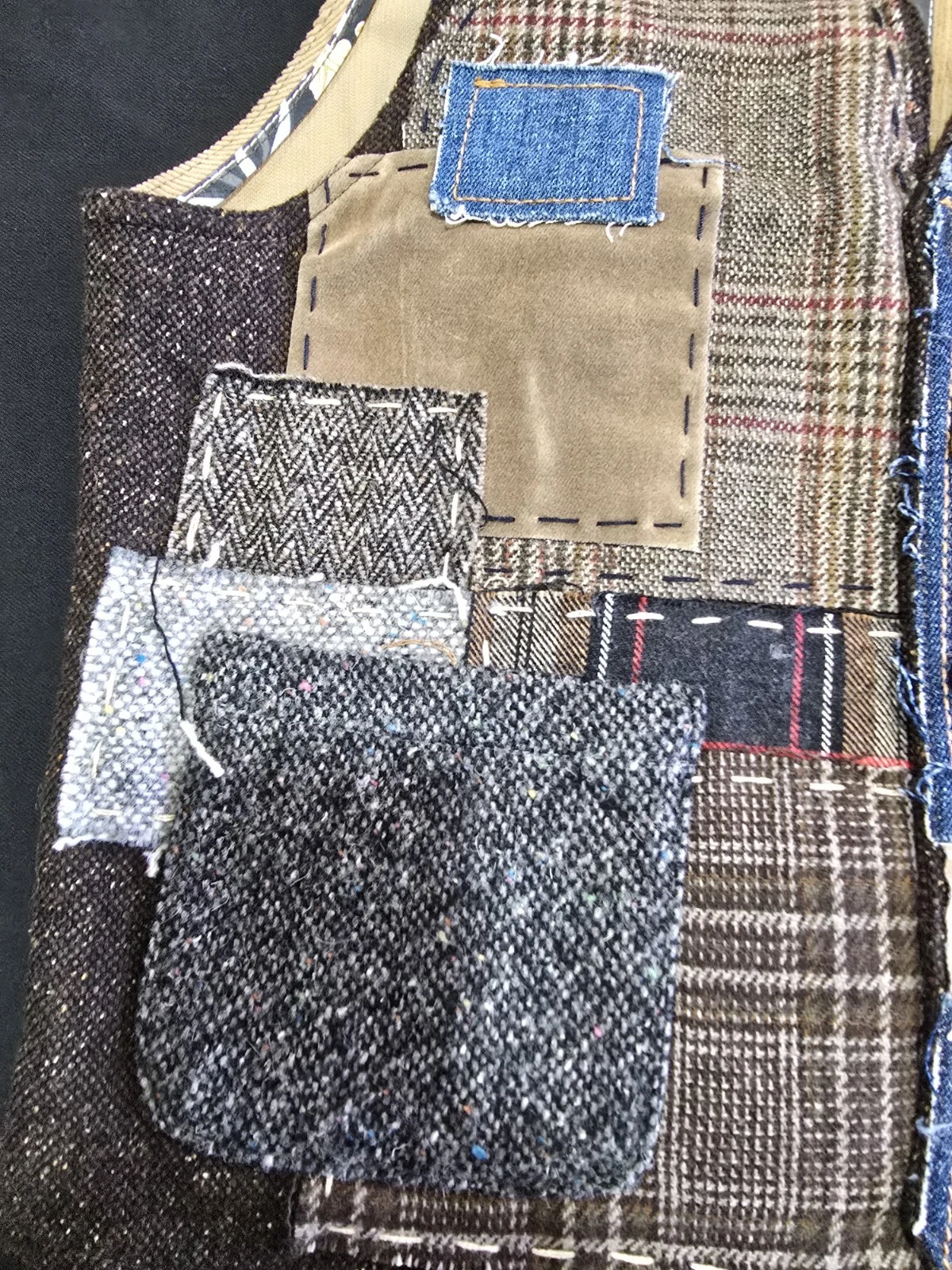 Garry's Earth Vest Handcrafted Made In Italy Size M Cod.45 - product detail image 5